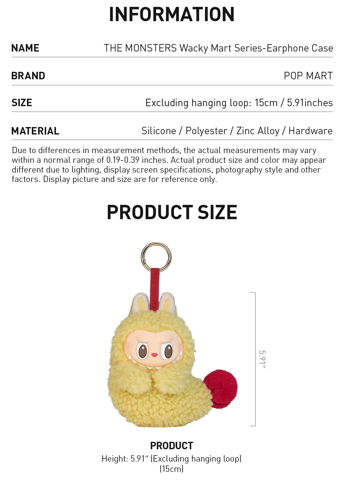 THE MONSTERS Wacky Mart Series - Earphone Case - POPMARTCAPOPMARTCA